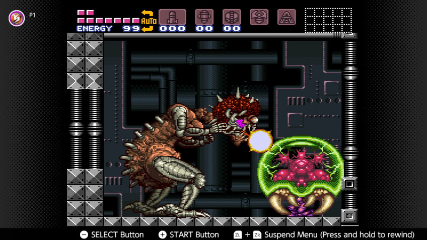 В финале Super Metroid отъевшийся на пиратских харчах малышка-метроид спасает свою «маму» в битве против Mother Brain, героически жертвуя собой