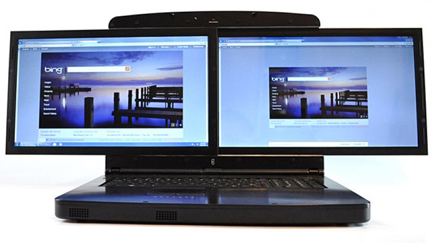gScreen продемонстрировала компьютер с 2-мя телескопическими экранами