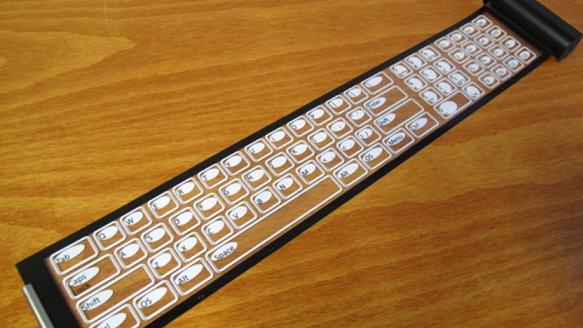 Qii: скручиваемая клавиатура для мобильных телефонов