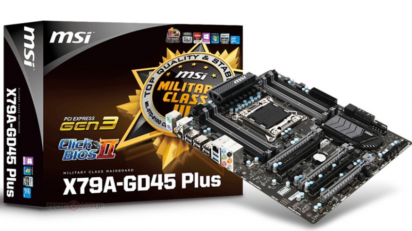 MSI продемонстрировала оперативную память X79A-GD45 PLUS