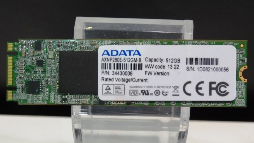ADATA продемонстрировала SSD AXNP280E со скоростью 1800 Мегабайт/с