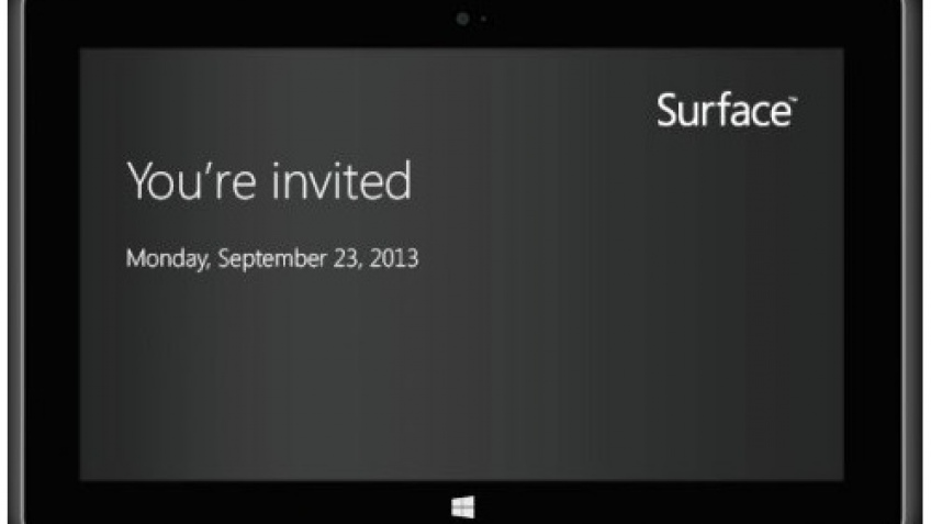 Майкрософт представит микропланшеты Surface 2-го поколения 23 октября