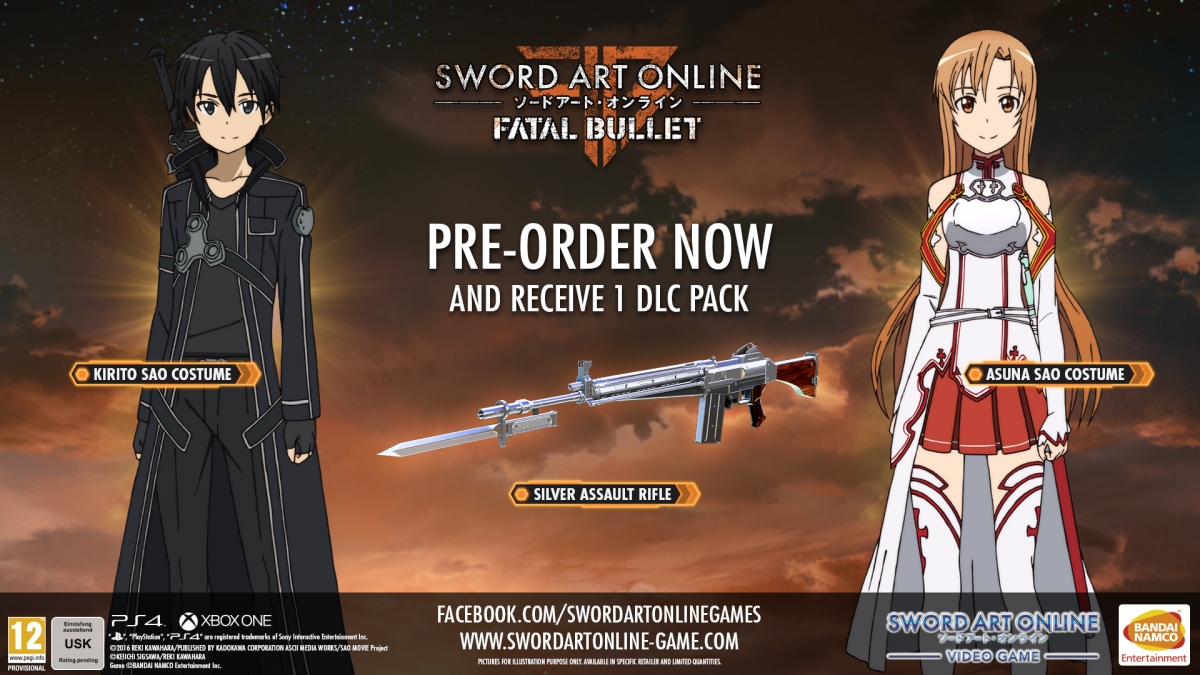 Sword Art Online: Fatal Bullet выйдет в Европе в феврале