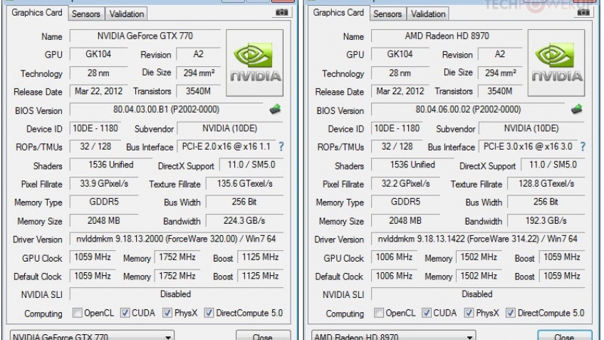GeForce GTX 770 можно получить из GTX 680 восстановлением прошивки