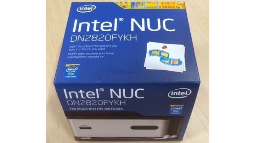 Intel продемонстрировала версию NUC с микропроцессором Celeron N2820