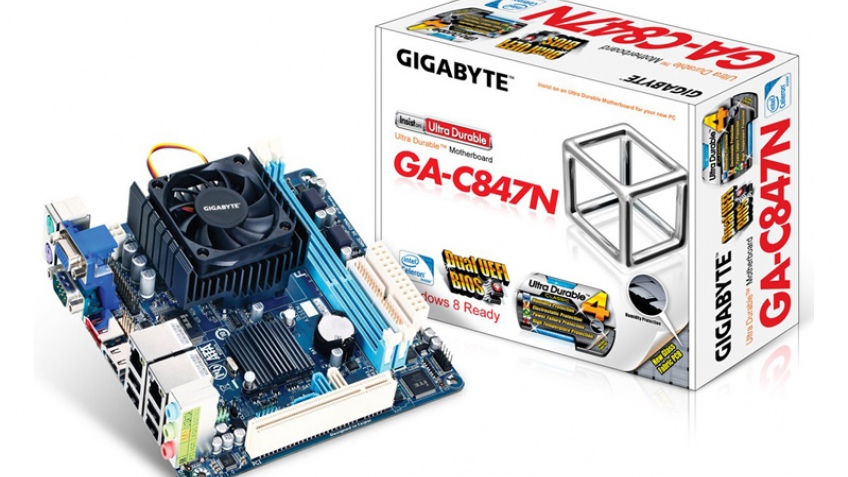 Gigabyte продемонстрировала оперативные памяти с микропроцессором Celeron