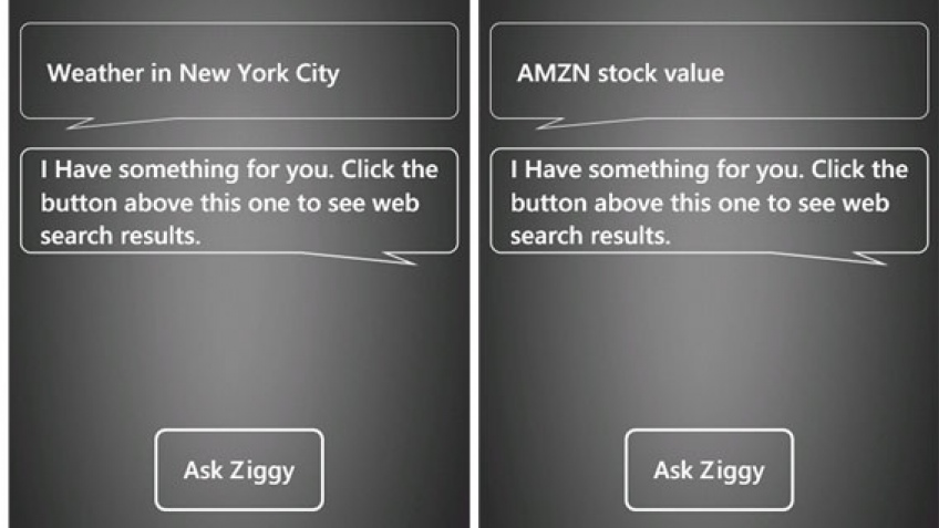 Аsk Ziggy, ответ на голосовое регулирование Эпл Siri из стана Виндоус Phone 7