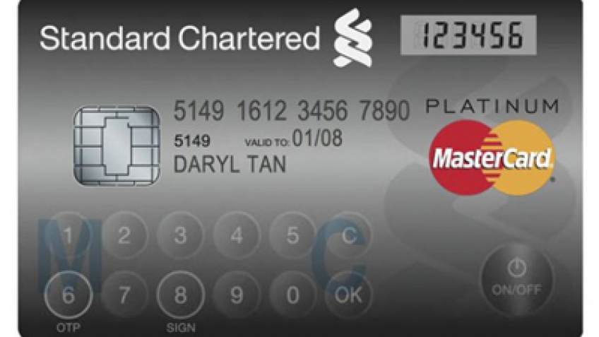 MasterCard выпустит карту с клавиатурой и экраном