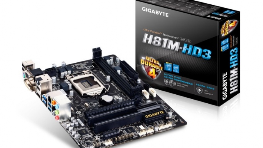 Gigabyte продемонстрировала оперативную память H81M-HD3. 