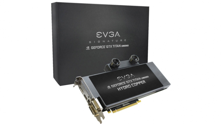 EVGA продемонстрировала GeForce GTX Титан White с водоблоком