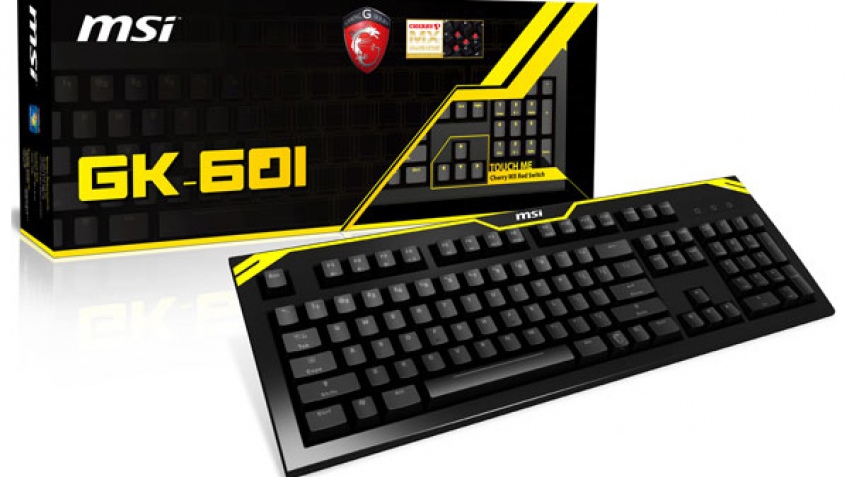 MSI произвела машинную клавиатуру GK-601