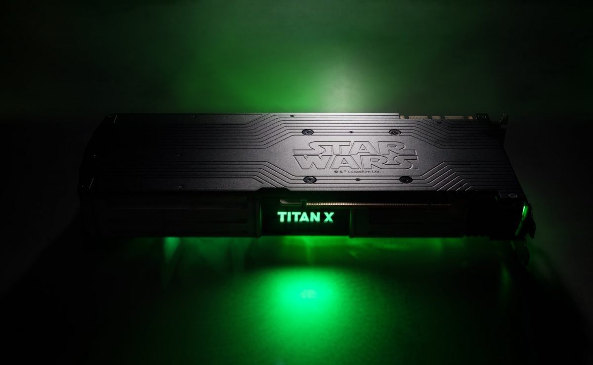 NVIDIA представила видеокарты Titan Xp Star Wars Edition