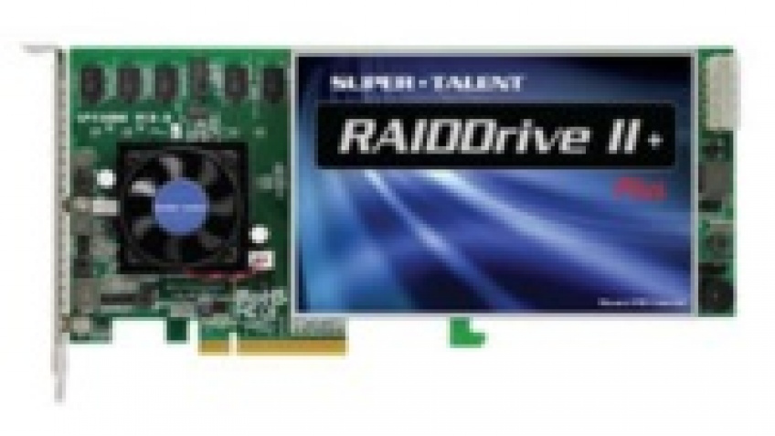 Скорость работы SSD Супер Talent RAIDDrive II Plus достигает 3200 Мегабайт/с