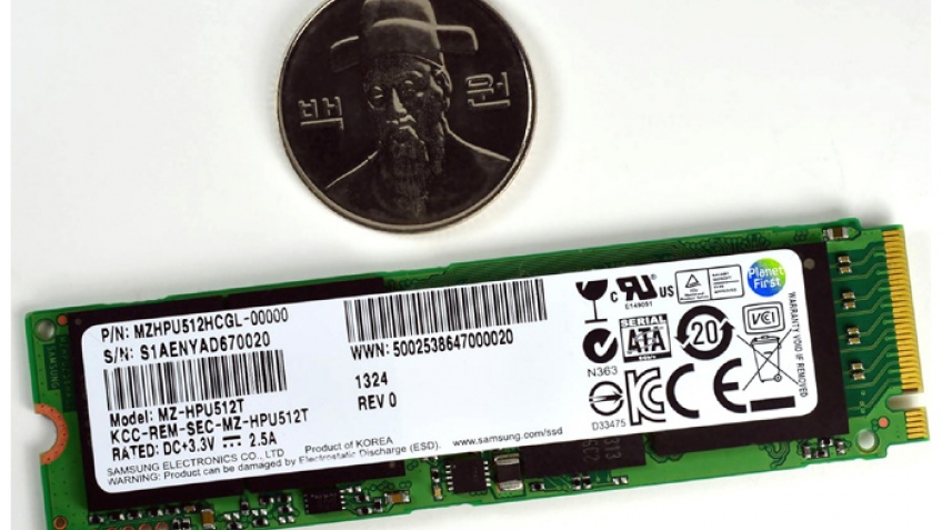«Самсунг» продемонстрировала SSD для ультрабуков со скоростью чтения 1400 Мегабайт/с