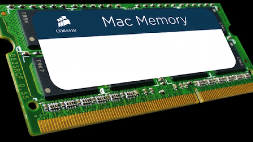 Corsair продемонстрировала модули памяти для компьютеров Эпл MacBook Pro