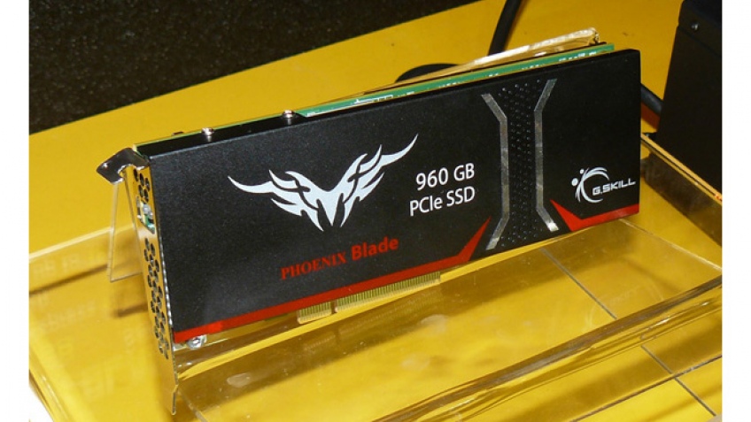 SSD G.Skill Phoenix Blade рассчитаны на внешний вид PCI Экспресс x8