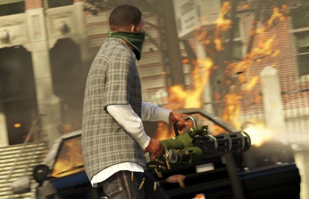 Угонщик в Москве. Закрытый показ GTA 5 на берегу Москвы-реки Угонщик в Москве. Закрытый показ GTA 5 на берегу Москвы-реки