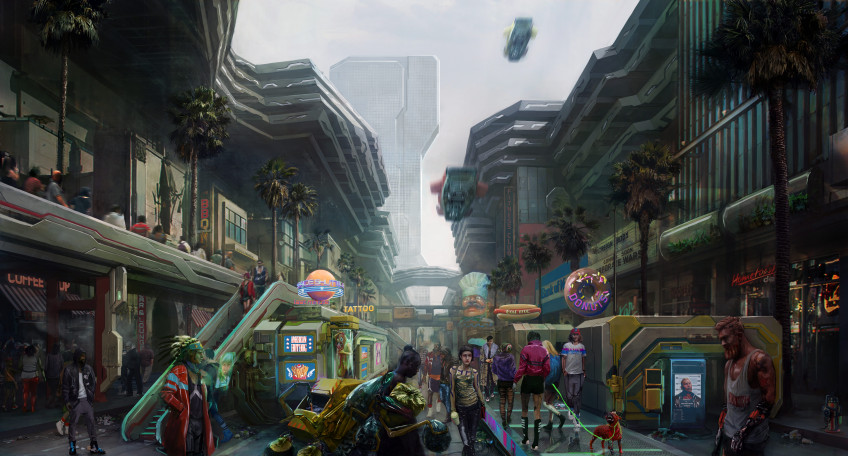 Поиграли в Cyberpunk 2077. Изумительный город будущего Поиграли в Cyberpunk 2077. Изумительный город будущего
