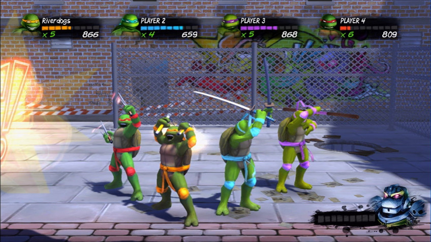 Turtles in Time получила ремейк для современных платформ в 2009-м. Правда, многие восприняли игру в штыки из-за переработанного графического стиля