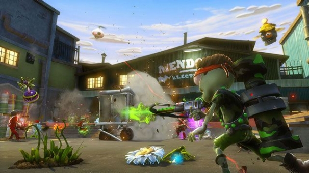 Поле битвы — огород. Plants vs. Zombies: Garden Warfare Поле битвы — огород. Plants vs. Zombies: Garden Warfare