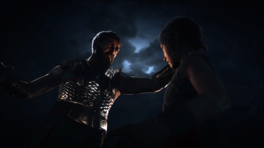 Отец, ребёнок, скала... подождите, я что, в серии Tekken?