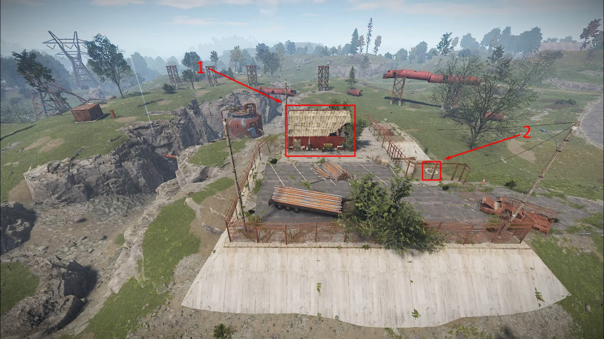 Гайд: где найти и использовать зелёные ключ-карты в Rust