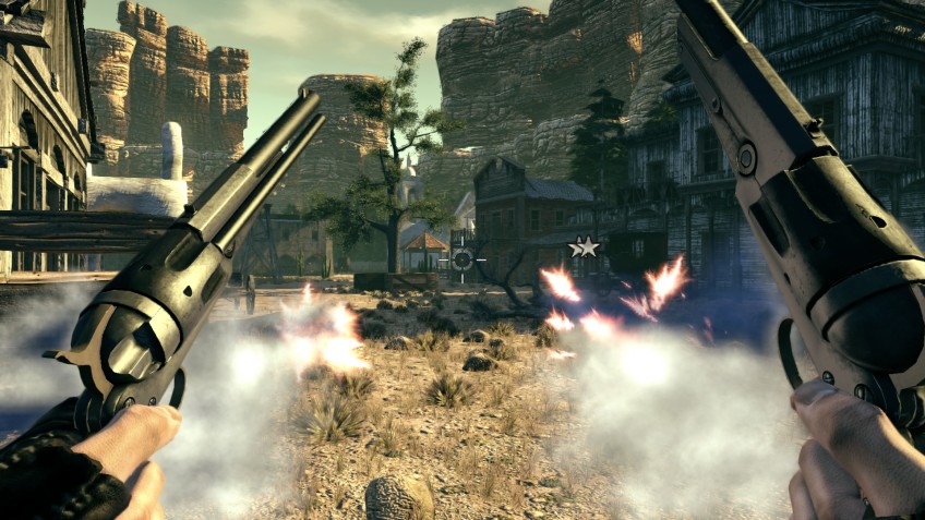 А ещё в Call of Juarez оружие постоянно портится, и его нужно менять на новенькое. Так что бегать всю миссию с одним-единственным любимым стволом не удастся