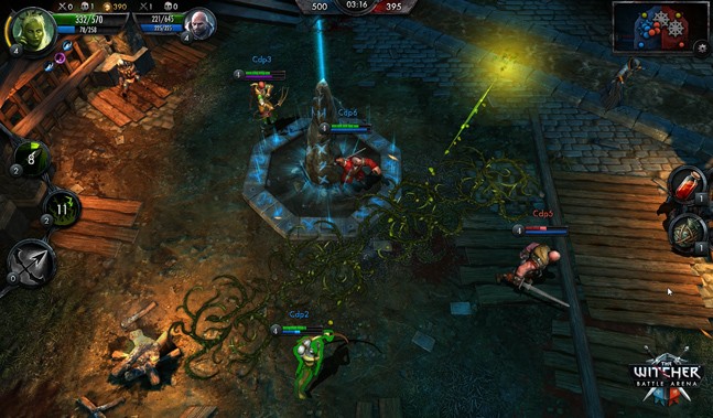 Gamescom 2014: The Witcher Battle Arena Gamescom 2014: The Witcher Battle Arena