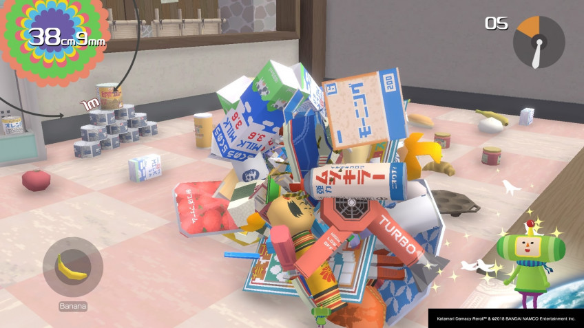 Katamari Damacy Reroll. Безумно весёлая игра про липучий шарик, не устаревшая со времён PS2 Katamari Damacy Reroll. Безумно весёлая игра про липучий шарик, не устаревшая со времён PS2