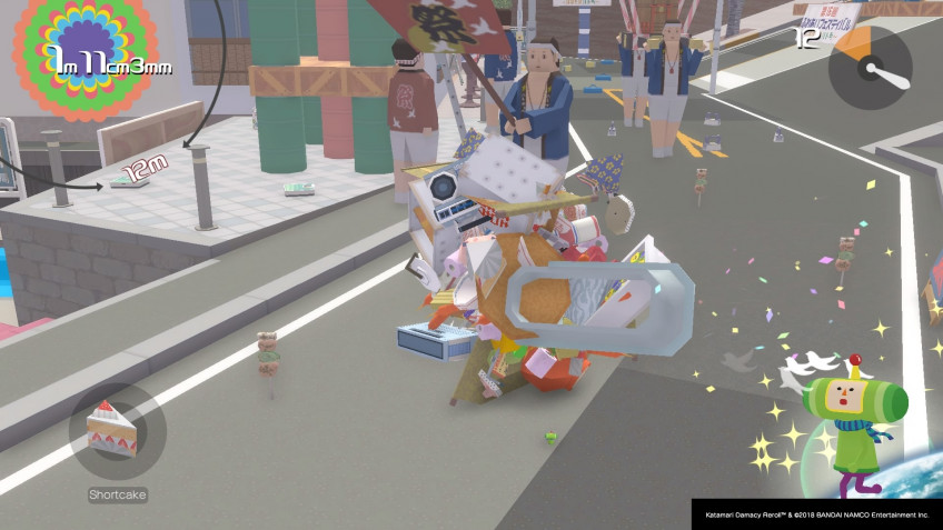 Katamari Damacy Reroll. Безумно весёлая игра про липучий шарик, не устаревшая со времён PS2 Katamari Damacy Reroll. Безумно весёлая игра про липучий шарик, не устаревшая со времён PS2