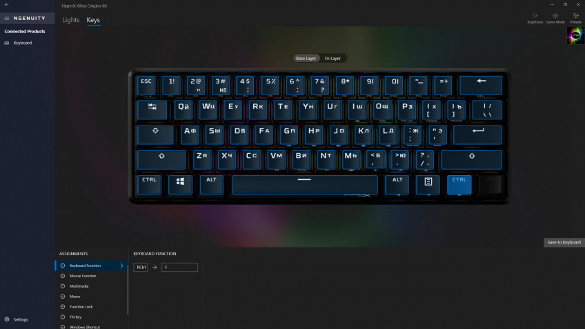 Почти как кастом. Обзор и тест клавиатуры HyperX Alloy Origins 60 Почти как кастом. Обзор и тест клавиатуры HyperX Alloy Origins 60