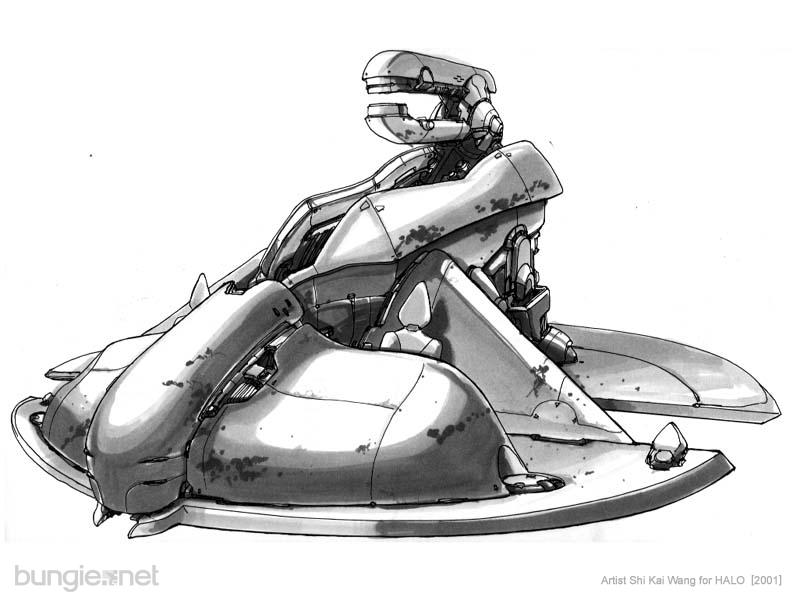 Концепт-арт Halo от художника Bungie Ши Кай Ванга