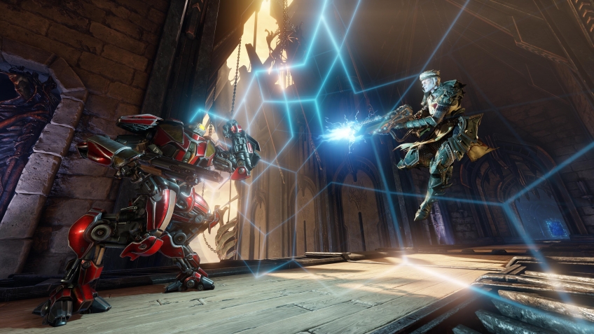 Предварительный обзор Quake Champions. Скорость, пушки, рокетджамп Предварительный обзор Quake Champions. Скорость, пушки, рокетджамп