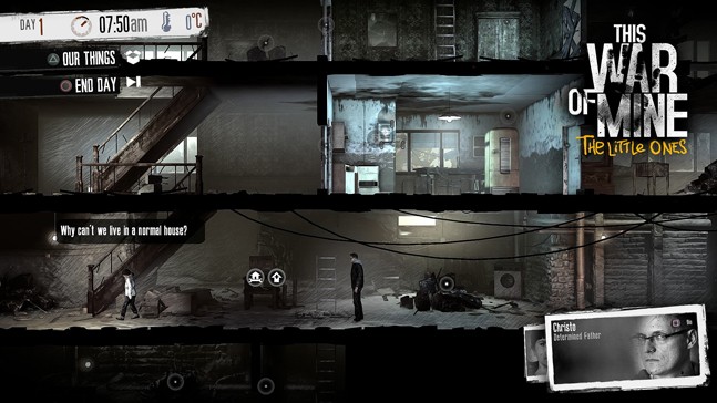 This war of mine как обучать детей