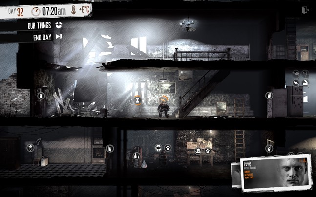 This war of mine как обучать детей