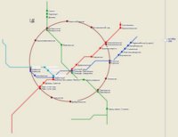 Карта метро д6