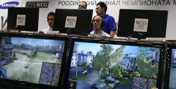 Танковые баталии всероссийского финала World Cyber Games 2012 Танковые баталии всероссийского финала World Cyber Games 2012