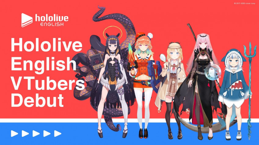 Девушки с Hololive EN и VShojo