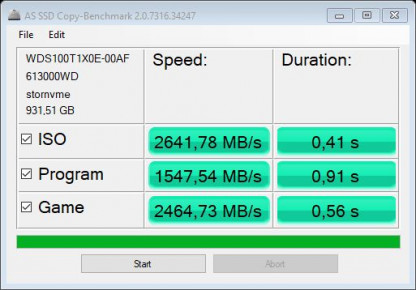 AS SSD: emulation of running games and programs