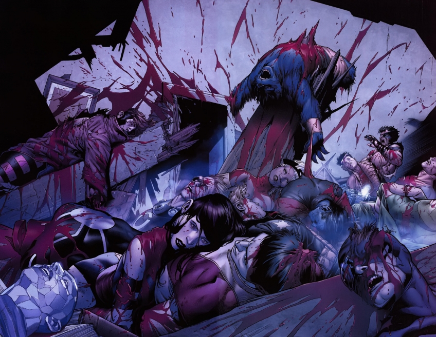 Кровавая баня в Old Man Logan — рядовое явление.