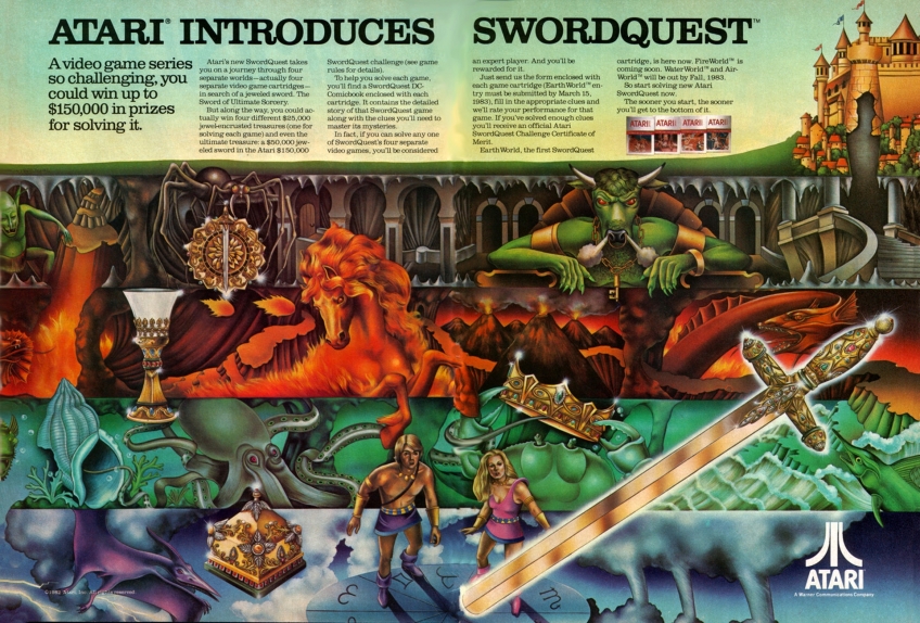 Инициируя конкурс Swordquest, руководство Atari понятия не имело, что соревнование не завершится. Тучи постепенно сгущались.