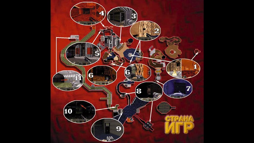 Советы по прохождению Duke Nukem 3D — они такие. Слишком запутанные и чересчур подробные одновременно. Узнаёте уровни?