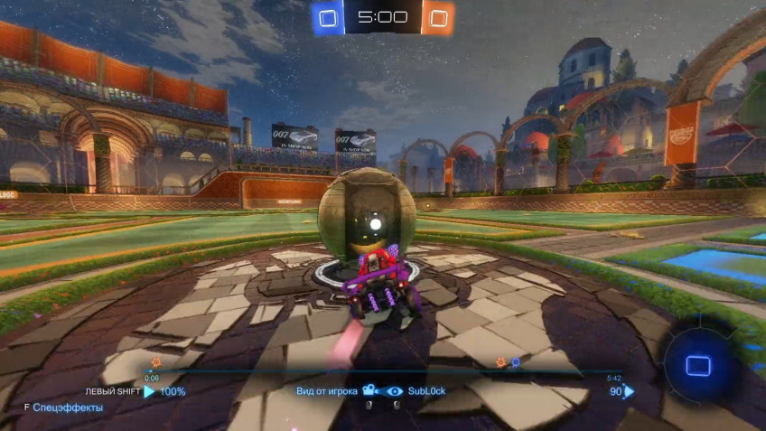 Сравнение качества передачи одной и той же картинки из Rocket League: x264, NVENC (new), Intel QuickSync