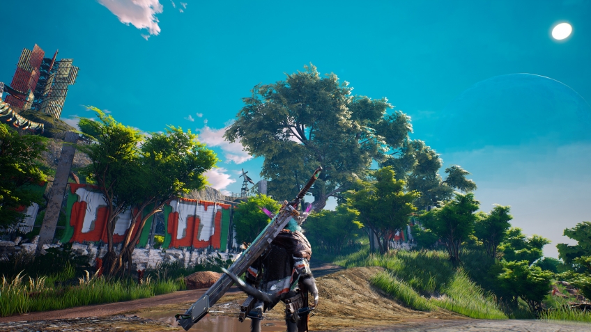 В лучших традициях ролевых игр в BIOMUTANT есть трофеи и характеристики снаряжения. Одежда героя взаимодействует с окружающей средой. К примеру, в холодной локации лучше тепло одеться, чтобы не терять очки.