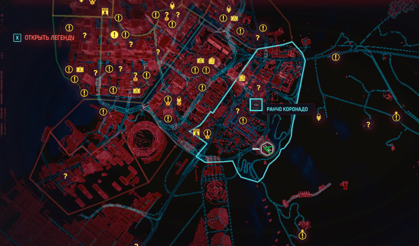 Карта имплантов cyberpunk 2077