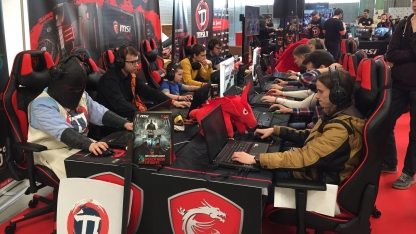 Любой желающий мог поиграть в Battlefield 1 и Quake Champions на лучшем железе от MSI, а также поучаствовать в турнире по Heroes of the Storm.