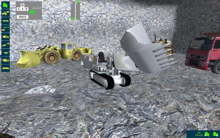 Untertagebau Simulator.