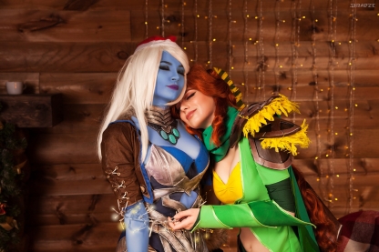 Новогодний косплей: Dota 2, The Witcher, Ghost in the Shell, WoW, LoL, Vampirella, Mortal Kombat, Marvel Новогодний косплей: Dota 2, The Witcher, Ghost in the Shell, WoW, LoL, Vampirella, Mortal Kombat, Marvel