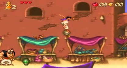 Приключения юного воришки на Super Nintendo, конечно, отличались от MD-версии, но всё равно захватывали.