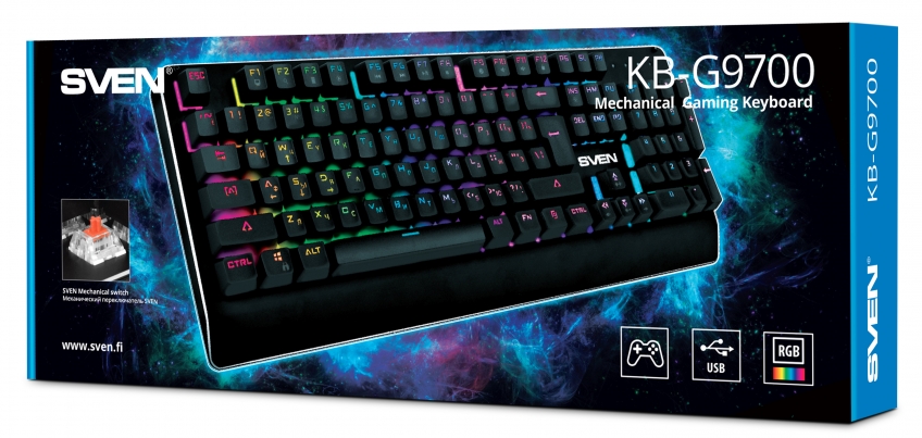 Тест первой механической клавиатуры SVEN — GB-G9700 Тест первой механической клавиатуры SVEN — GB-G9700